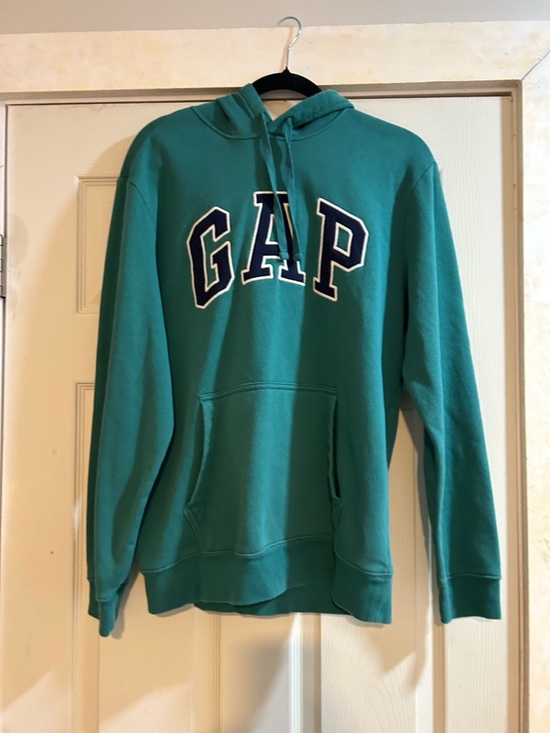 GAP Other - GAP Teal Crewneck Hoodie with Navy Logo